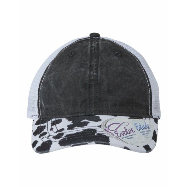 Women's Animal Print Mesh Back Cap Thumbnail