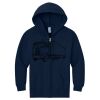 Youth NuBlend ® Full Zip Hooded Sweatshirt Thumbnail